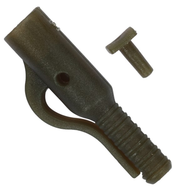 detail GF závěs na boční olovo Standard Lead Clip Green 10ks