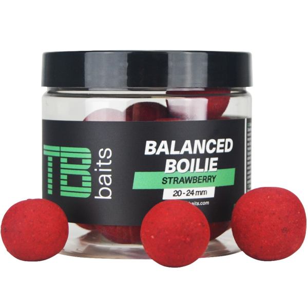 detail TB Baits vyvážené Boilie Balanced + Atraktor 100g / 20-24mm