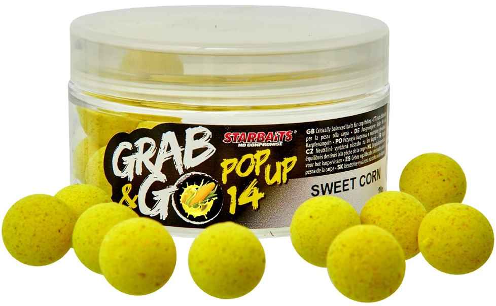 detail Starbaits boilie POP-UP Global 20g - 14mm
