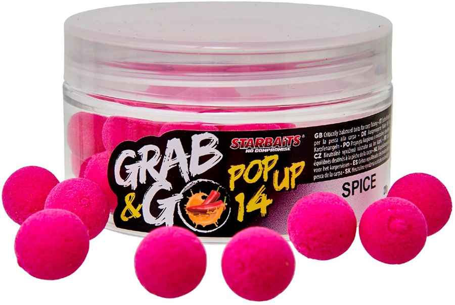 detail Starbaits boilie POP-UP Global 20g - 14mm