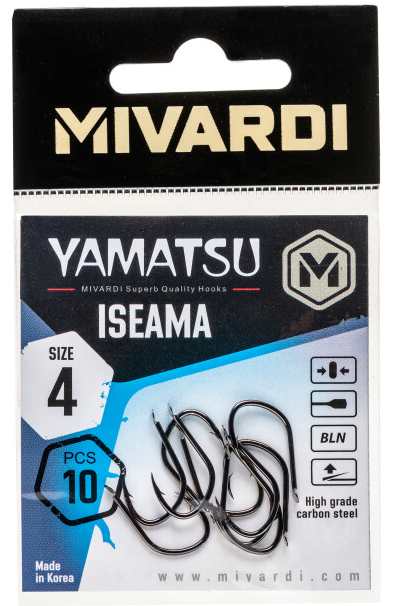 detail Mivardi háčky Yamatsu Iseama s lopatkou 10ks