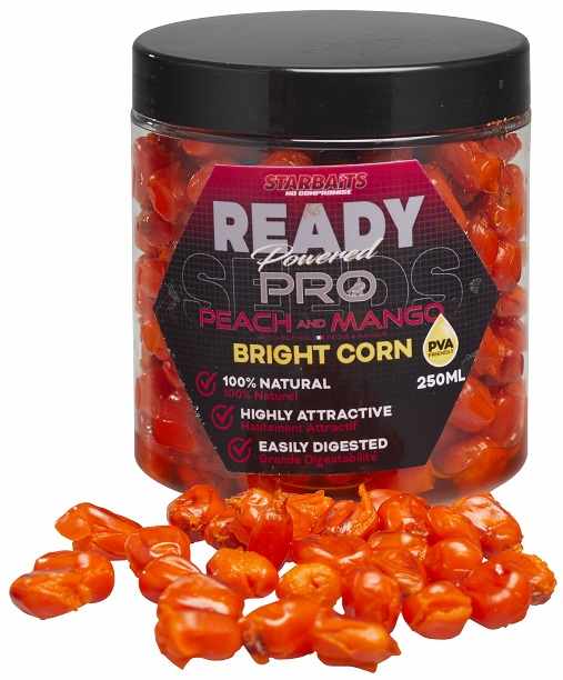 detail Starbaits kukuřice Bright Ready Seeds Pro 250ml
