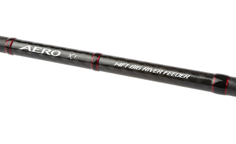 detail Shimano prut Aero X1A Big River Feeder 4,27m / 200g / 3díly