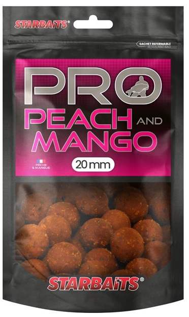 detail Starbaits boilies Pro Peach Mango 200g