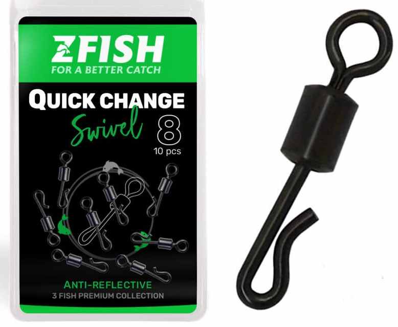 detail Zfish obratlík Quick Change Swivel Matt