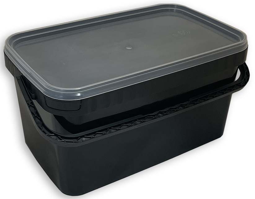 detail Cadox kbelík obdélníkový černý - 10 litrů