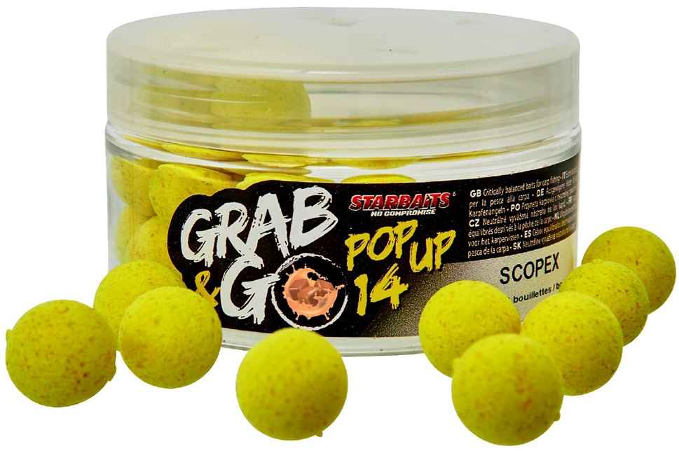 detail Starbaits boilie POP-UP Global 20g - 14mm