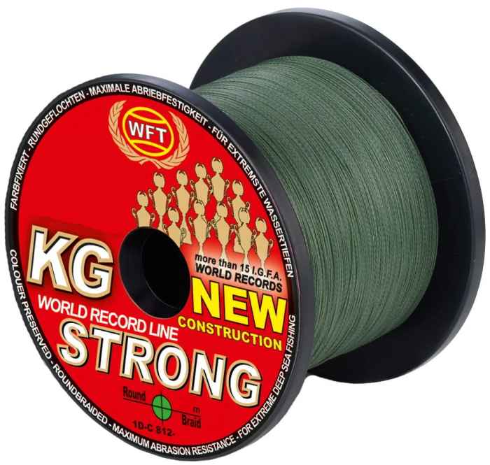 detail WFT šňůra KG Strong Zelená - 1m