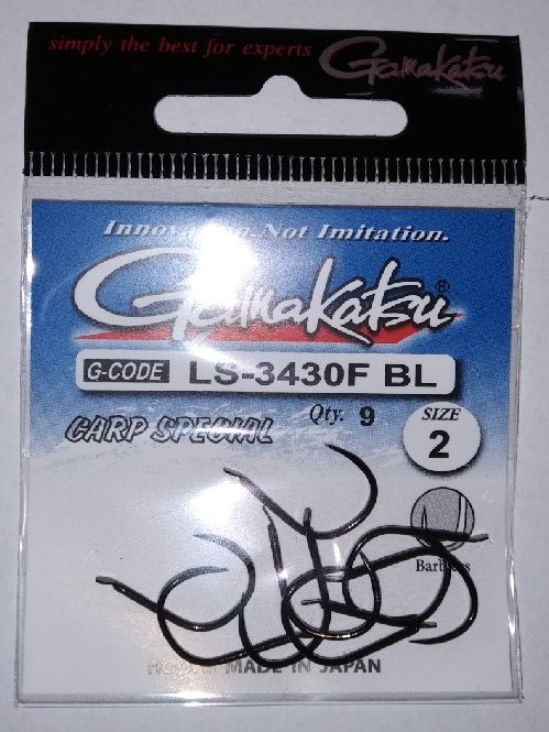 detail Gamakatsu háček LS-3430F BL