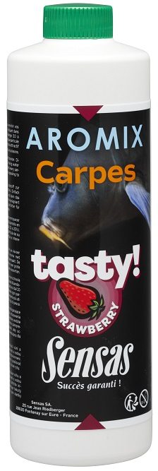 detail Sensas Aromix Carp Tasty Strawberry (jahoda) 500ml