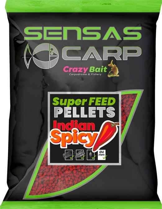 detail Sensas pelety Super Feed Indian Spicy 650g