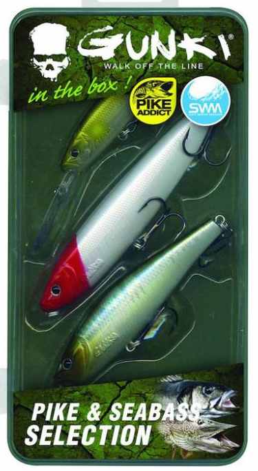 detail Gunki sada woblerů Box Pike&Seabass Selection 3ks