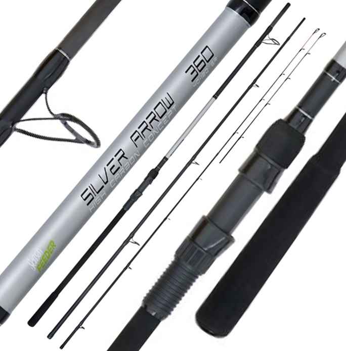 detail Sensas prut Silver Arrow Feeder 3,3m M / 25-75g (3+2)
