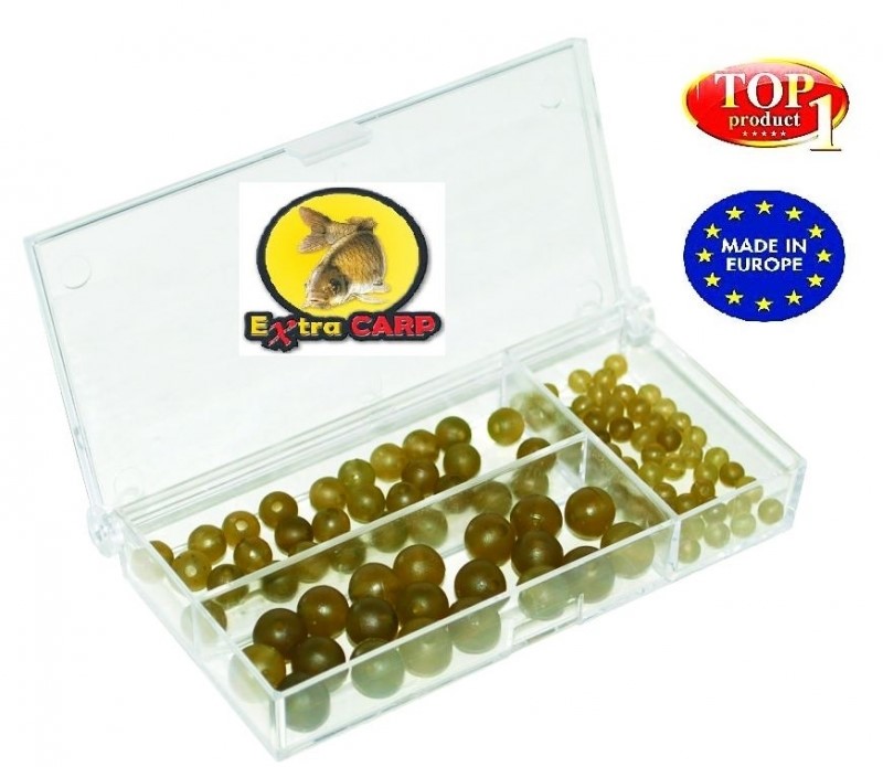 detail EXC gumové korálky Rubber Beads Set