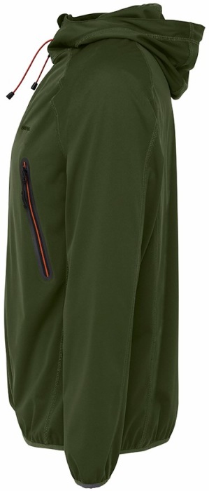 detail Scierra Bunda Drifter Softshell Jacket Moss Green