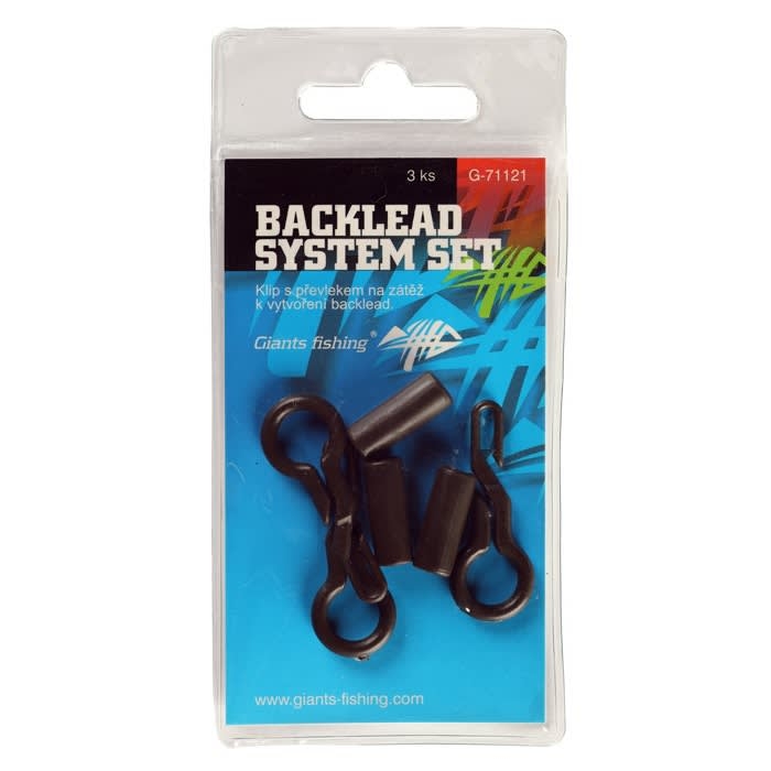 detail Giants Fishing kompletní klip na zátěž Backlead System 3ks