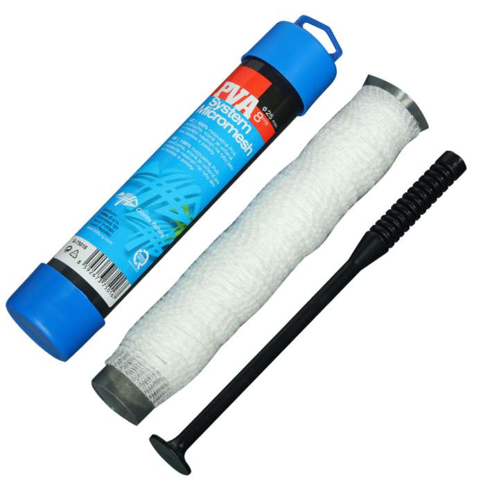 detail Giants fishing PVA punčocha System Micromesh 35 + 25mm/ 8 + 8m mega pack