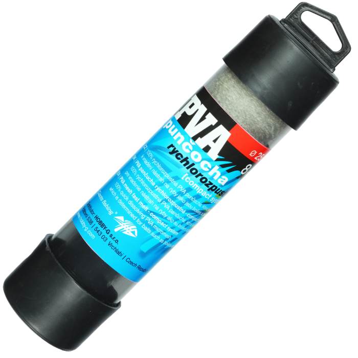 detail GF PVA punčocha + pěchovač Compact System Fast Melt 25mm/8m