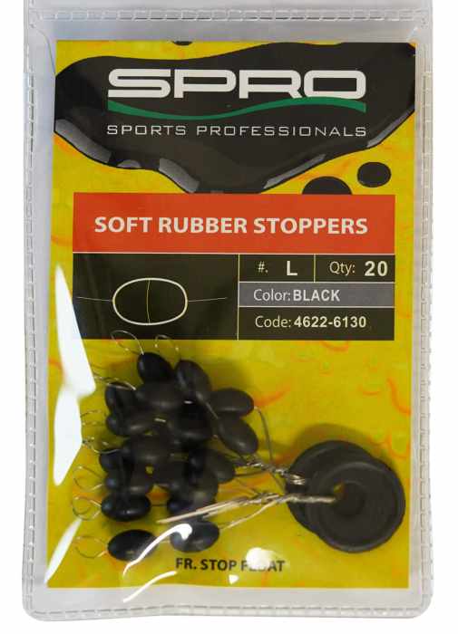 detail SPRO Soft Rubber Stoppers 20ks