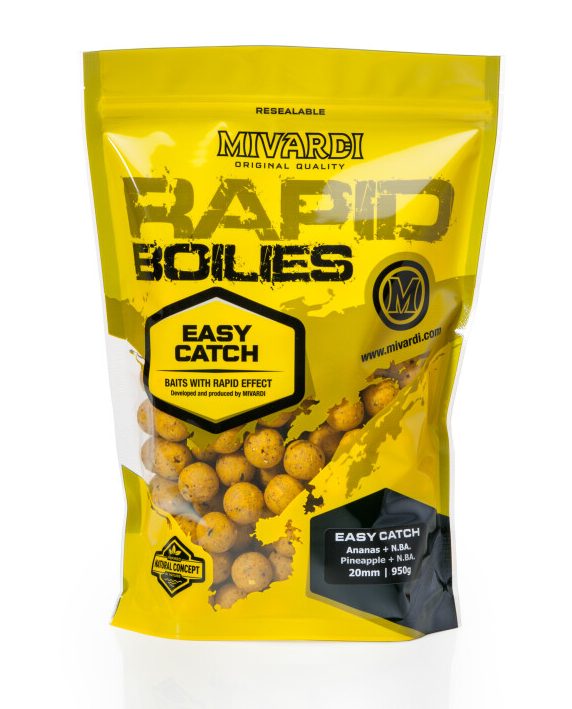 detail Rapid boilies Easy Catch - Ananas + N.BA. 950g