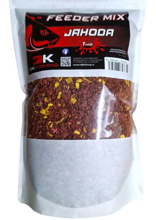 detail DK Fishing vlhčené krmení Feeder mix 1kg