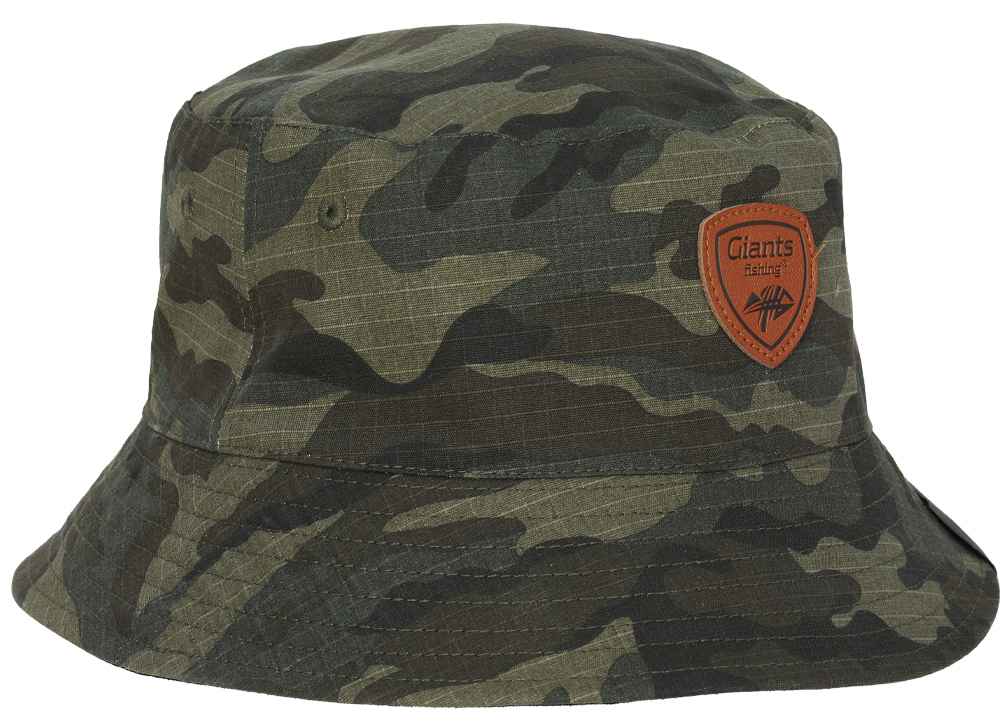 detail Giants fishing klobouk oboustranný Camo/Black Double Bucket Hat