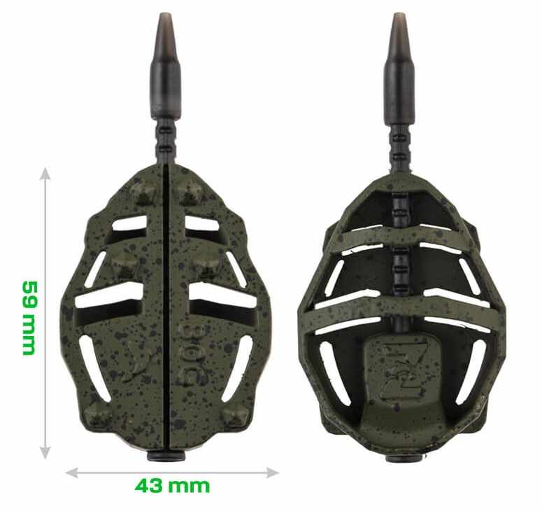 detail Zfish krmítko Method Feeder Spider Large