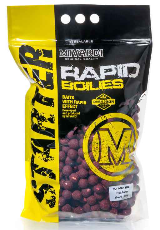 detail Mivardi Rapid Boilies Starter - Fruit Bomb 3500g