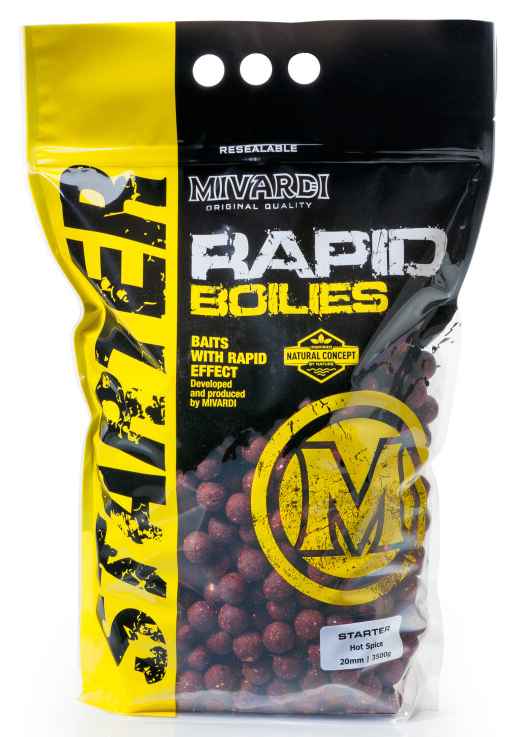 detail Mivardi Rapid Boilies Starter - Hot Spice 3500g