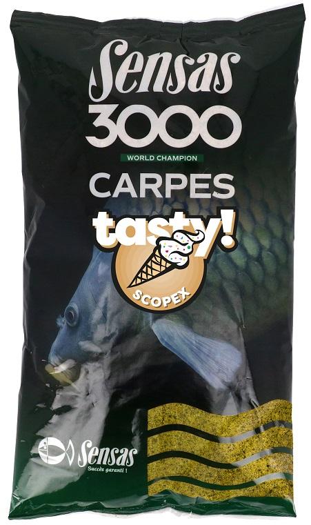 detail Sensas krmení 3000 Carp Tasty 1kg