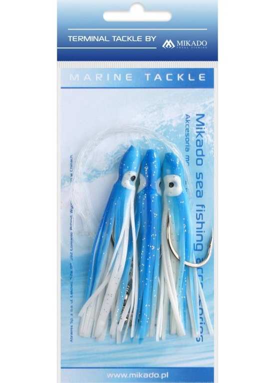 detail Mikado mořský návazec Octopus Rig - Blue/White