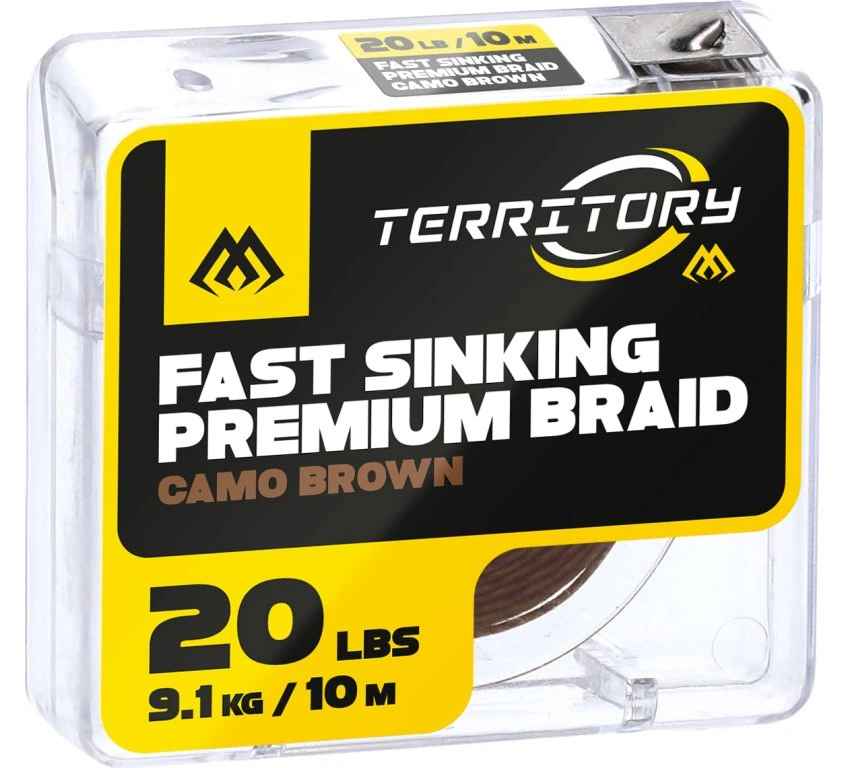 detail Mikado návazcová šnůrka Fast Siking Premium Braid 10m / Camo Brown