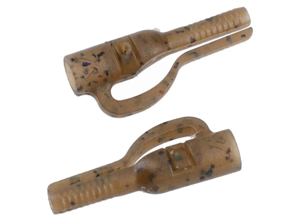 detail Mikado závěsky Safety Clip Lead Clip With Pin Camo - 10ks