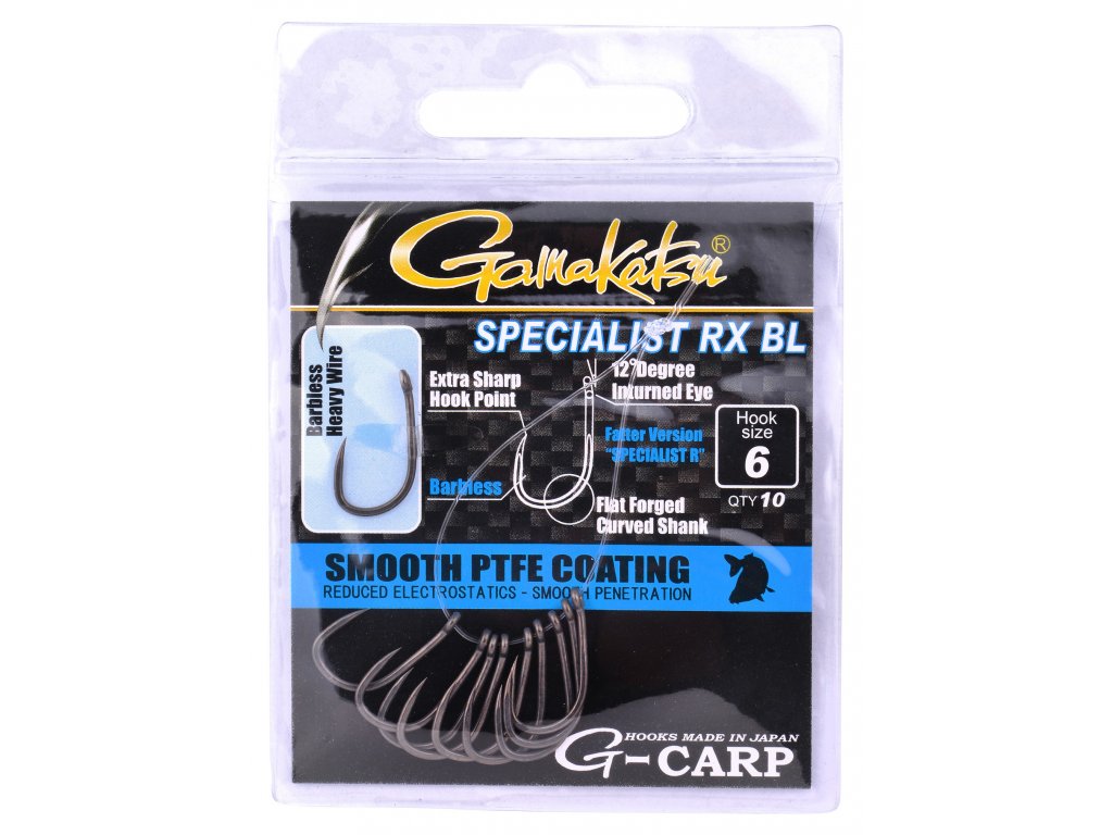 detail Gamakatsu háček Specialist RX BL 10ks