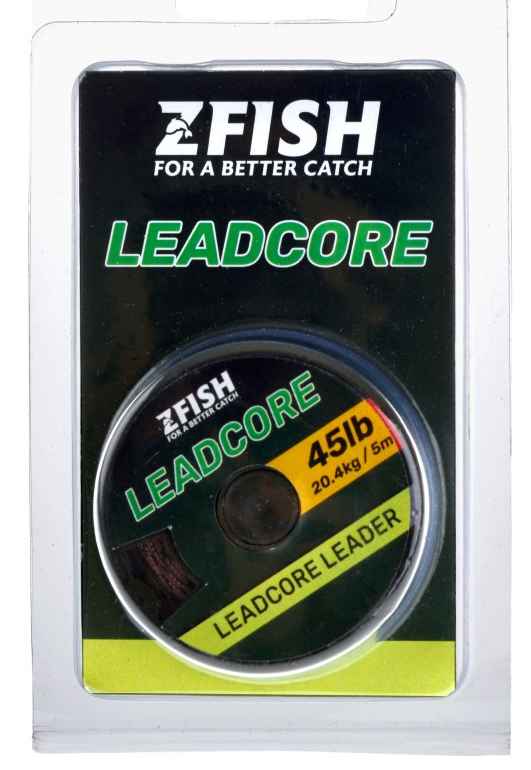 detail Zfish olovená Šnura Leadcore Leader 45lb/5m