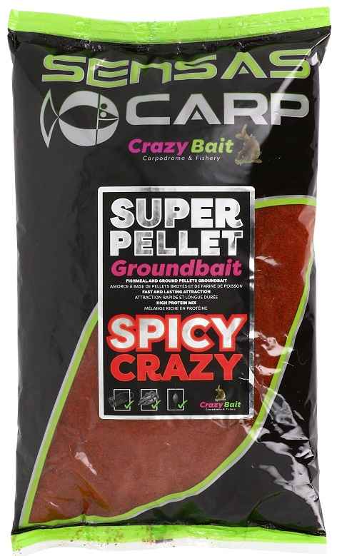 detail Sensas krmení Super Pellet Groundbait 1kg