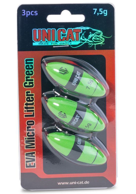 detail Uni Cat podvodní splávek EVA Micro Lifter Green 3ks