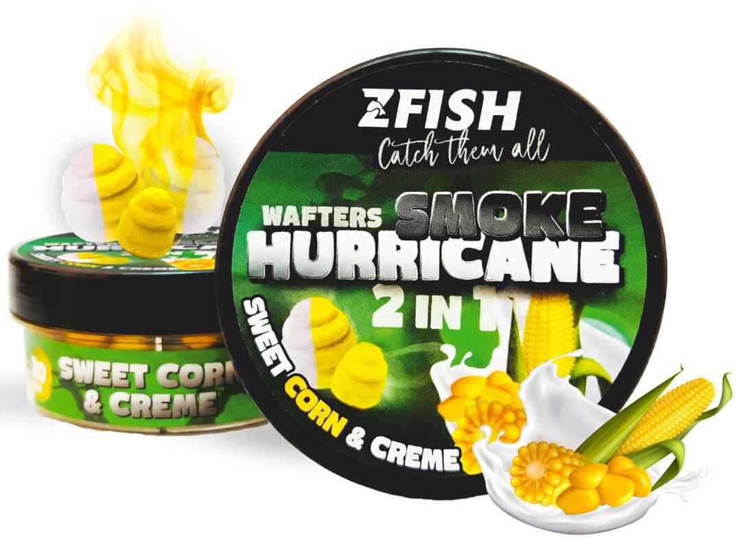 detail Zfish Smoke Hurricane Wafters 2in1 / 8 - 10mm