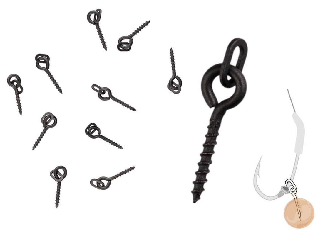 detail Zfish vrtáček s kroužkem Bait Screw & Oval Ring