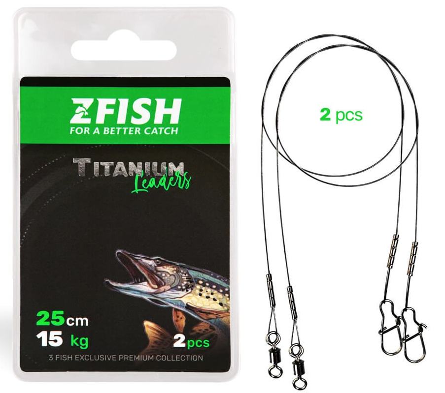detail Zfish lanko Titanium Leader - 2ks