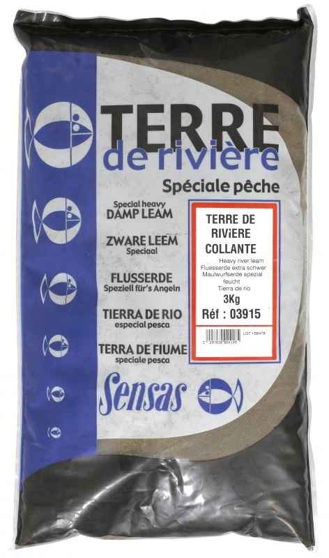 detail Sensas Terre de Riviere Collante (hlína řeka) 3kg