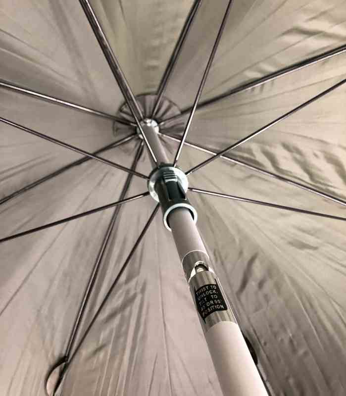 detail Sensas deštník s bočnicí 2,2m