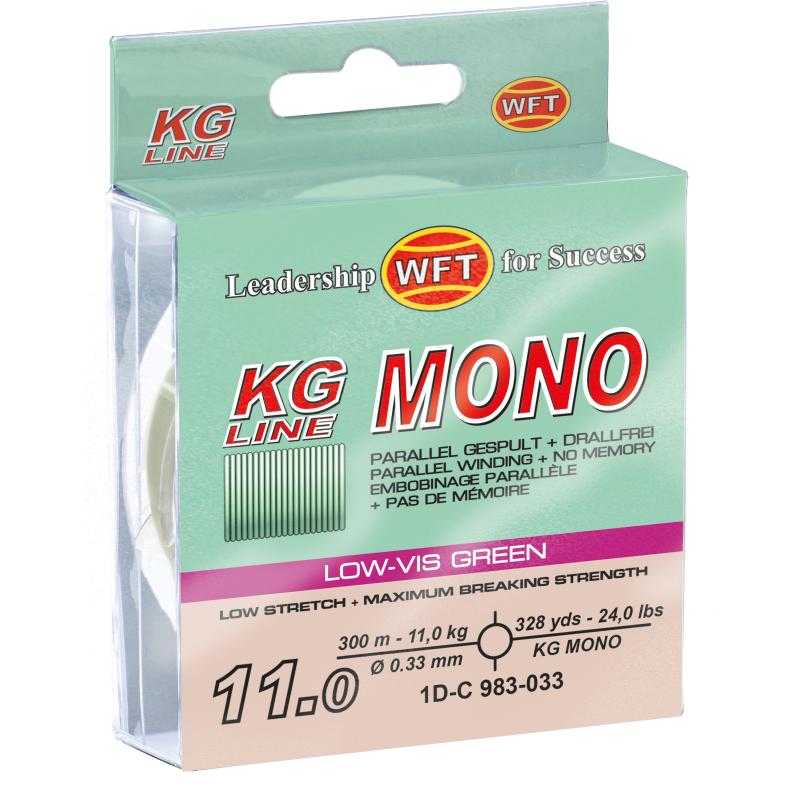 detail WFT vlasec KG Mono Green 150m