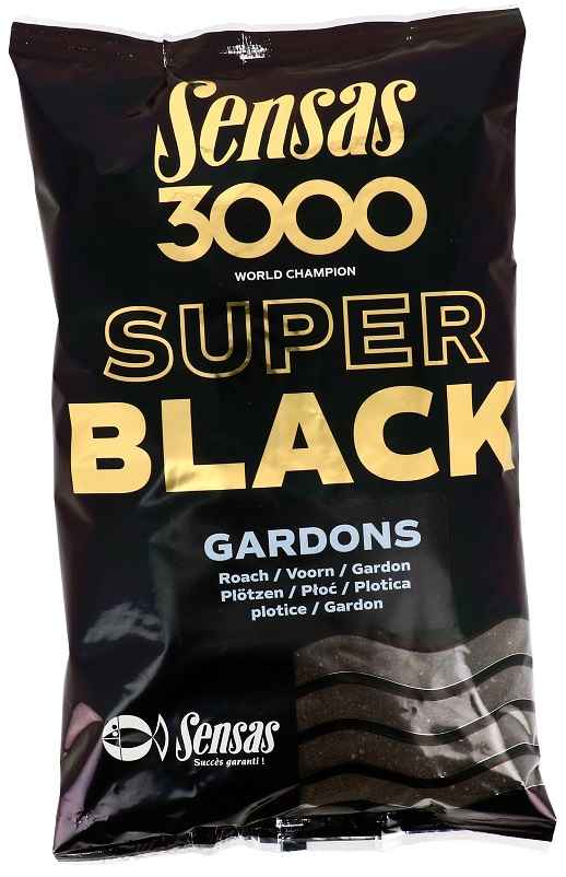 detail Sensas krmení 3000 Super Black 1kg