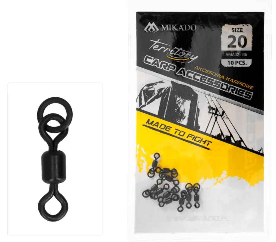 detail Mikado micro obratlík s kroužkem vel.20 - 10ks