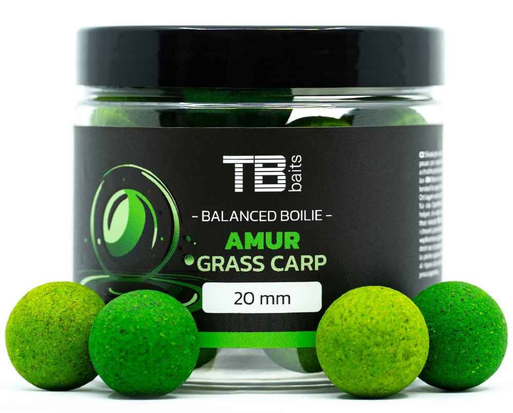 detail TB Baits vyvážené Boilie Balanced + Atraktor 20mm / 100g