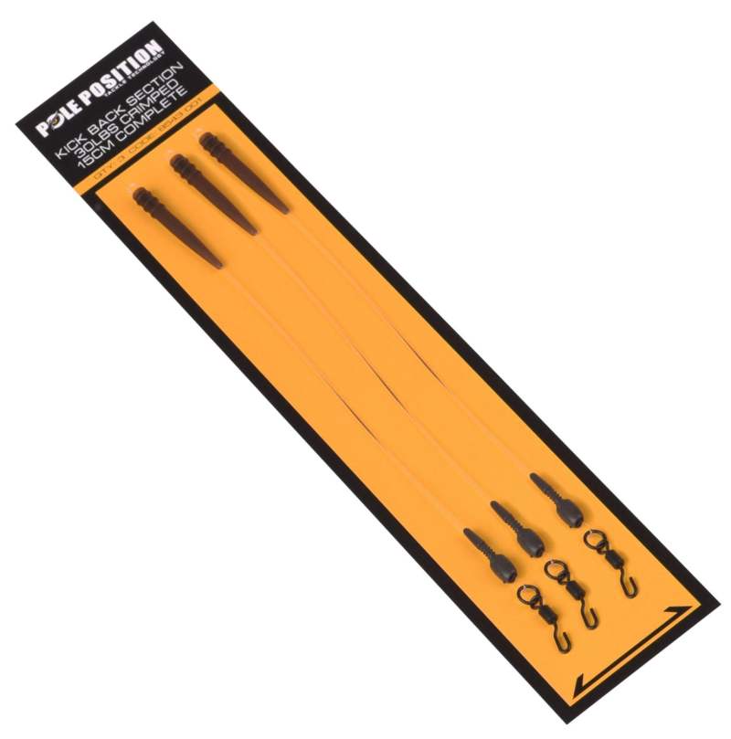 detail SPRO Pole Position Kickback Section 30lbs Crimped 15cm