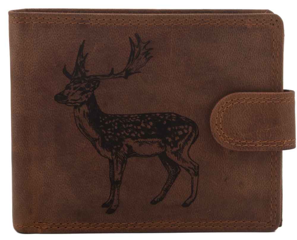 detail MERCUCIO pánská peněženka světlehnědá vzor 94 daněk