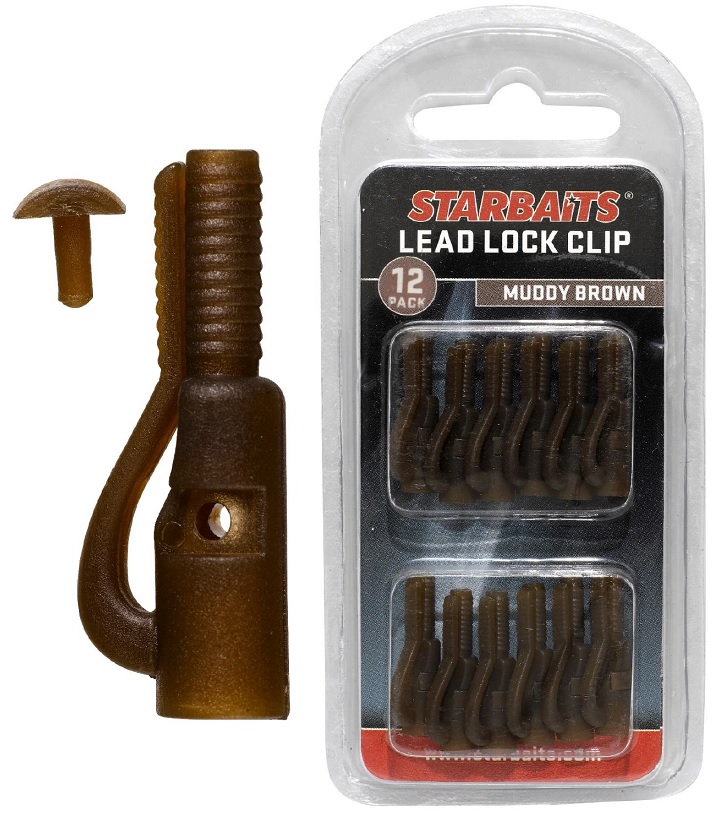 detail STA závěsky Lead Lock Clip 12ks