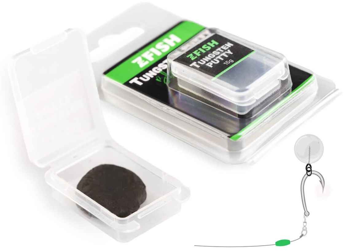 detail Zfish plastické Olovo Tungsten Putty Black